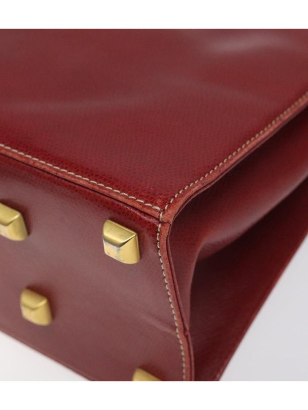Salvatore Ferragamo Shoulder Bag Leather Red - Picture 10 of 16